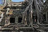 Ta Prohm temple - the imposing eastern gopura of the fourth enclosure